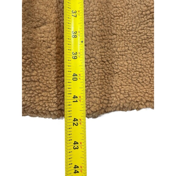 Parisian Teddy Coat Faux Shearling Mocha Longline US 6 (UK 10) NWT - Picture 15 of 16